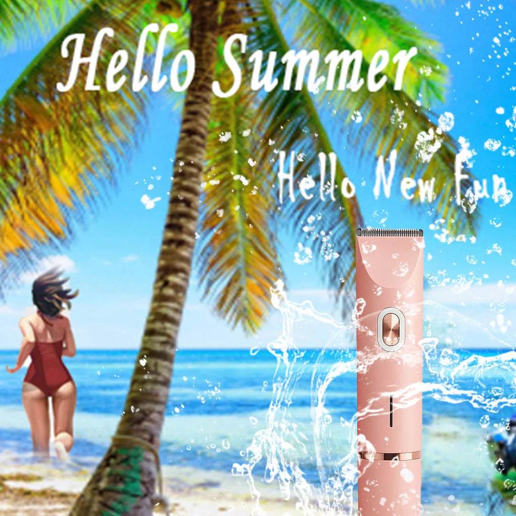 2in1 Painless Bikini Hair Trimmer – Waterproof, Skin-Safe & Rechargeable